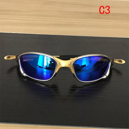 dark blue Солнцезащитные очки мужские Поляризованные велосипедные очки сплав оправа спортивные очки для верховой езды oculos de ciclismo gafas CP005-4 - Цвет: dark blue