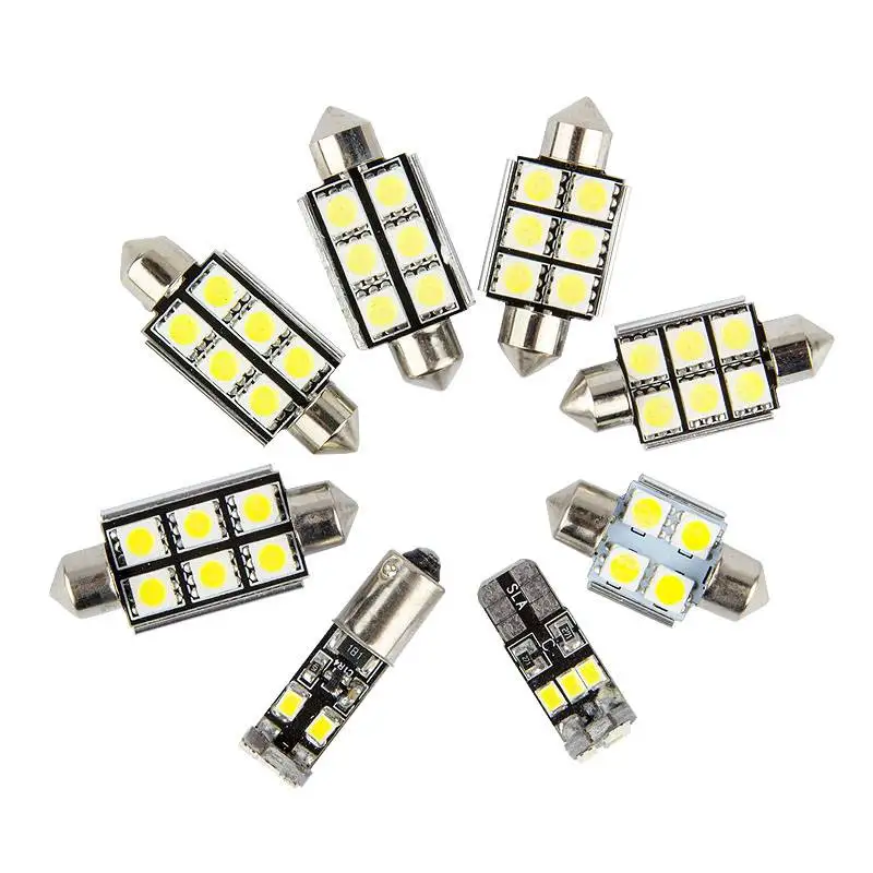 12pcs Error Free Xenon White Premium LED Interior Light Kit for 2000-2005 Hyundai Accent with Installation Tool | Автомобили и