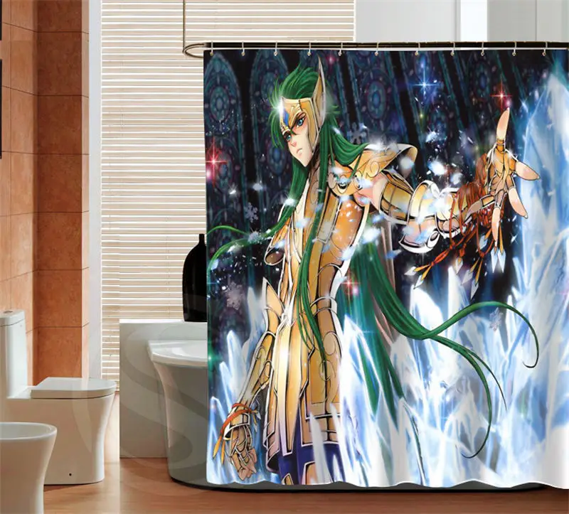 Личность святая Сейя мистическая одежда пользовательские душ Шторы Ванная
