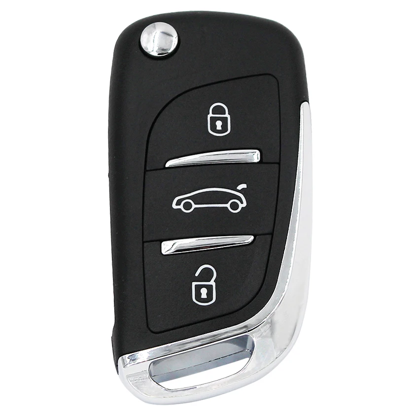DS Стиль замками Fob 3 кнопки 434 mhz ID46 чип складной ключ для peugeot 206 207 206CC