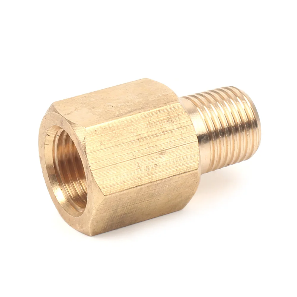 Новый 1/8 &quotЖенский BSPT до 1/8&quot Мужской NPT муфта Латунная Труба фитинг Манометр
