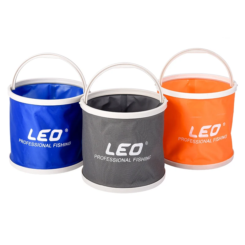 Leo рыболовные принадлежности Открытый Холст ведро складные Портативный кемпинг