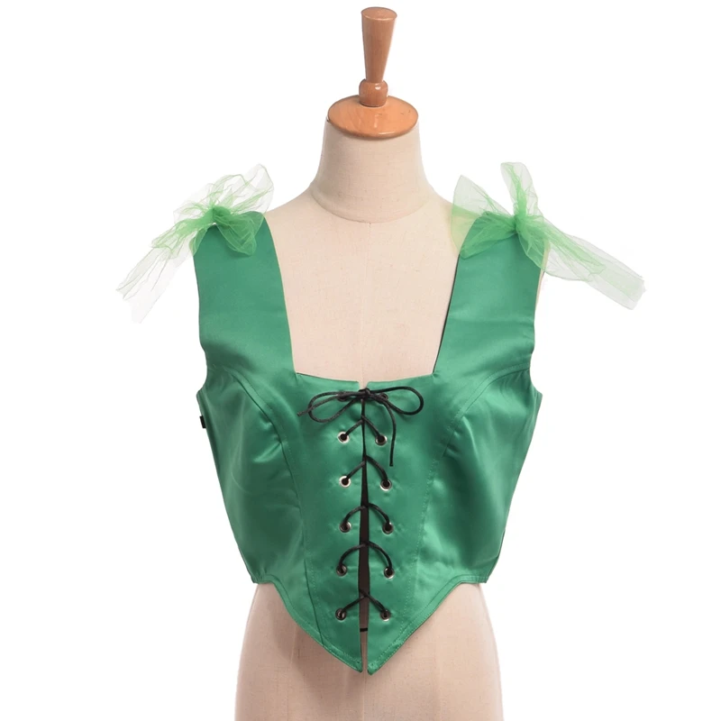 Средневековый корсет винтажный Женский пиратский Топ эпохи Возрождения