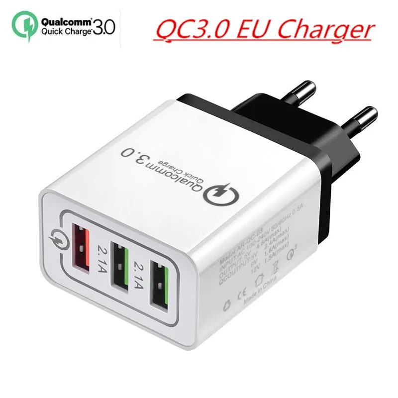 Магнитный кабель type-C Micro usb зарядное устройство для iphone X samsung S10 Xiaomi Redmi 7A 6A note7 6 huawei Quick Charge 3,0 USB зарядное устройство - Цвет: EU plug Charger