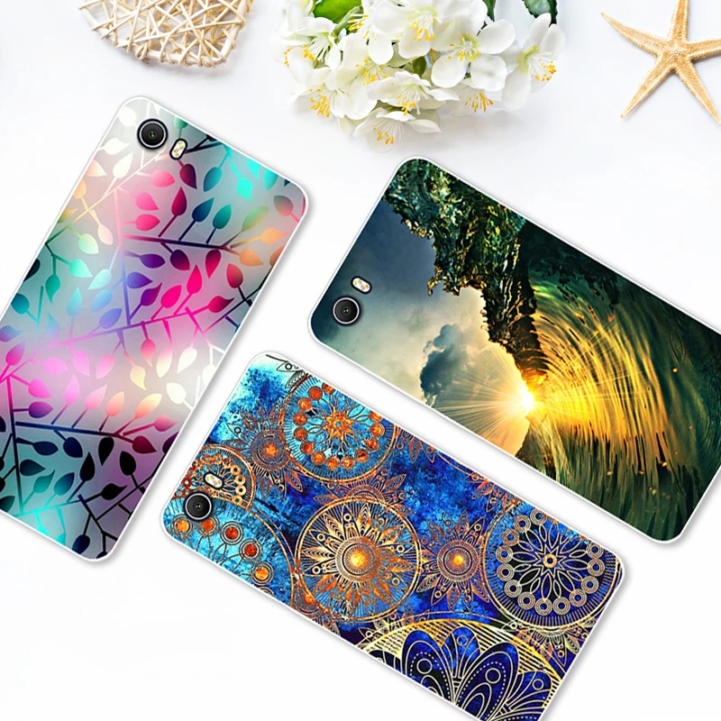 For Bluboo Picasso 5.0 Inch Phone Case Soft TPU Silicone Cover Protective Printed Fundas |