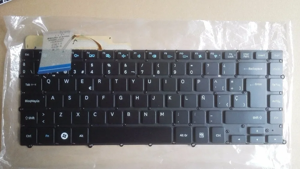 Новинка! Для SAMSUNG NP 900X4B 900X4C 900X4D Клавиатура ноутбука с подсветкой SP Испанский как LA