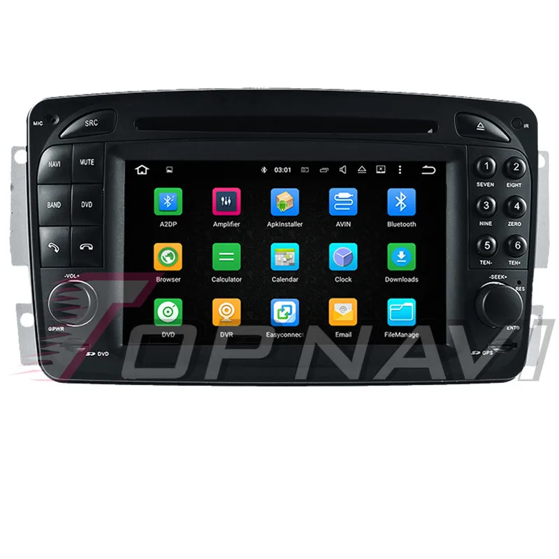 Автомобильный DVD-плеер TOPNAVI Android 10 0 для Benz Vaneo 2002-2005 Viano 2004-2011 Vito 2004-2006 C-W203 (2000-2005) CLK-C209