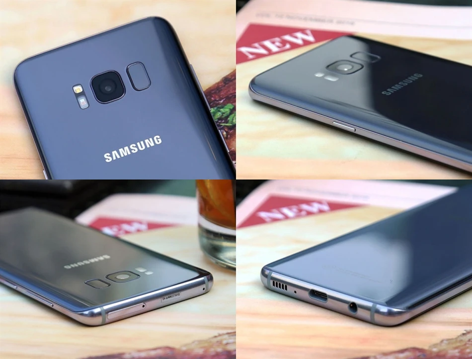 Мобильный телефон Samsung Galaxy S8 SM-G950F, 4G LTE, 64 ГБ, 5,8 дюймов, одна Sim карта, 12 Мп, 3000 мАч, смартфон серии S
