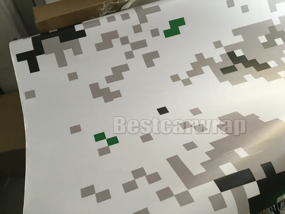 Крупные пятна белого и синего цвета S камуфляж автомобиль Обёрточная Бумага