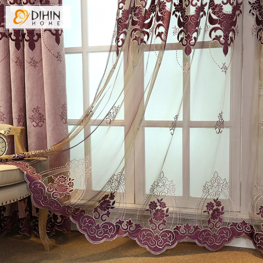 DIHIN роскошный дом высокое качество плотные Шторы обработки окна для Спальня