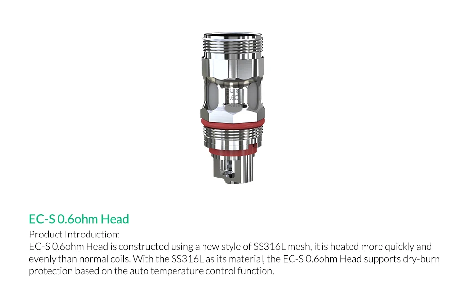 5/10 шт. Eleaf линия голов EC EC-M/EC-S 0.3ohm/0.5ohm катушки для iJust 2/iJust S/Melo 3 катушки iJust2 спираль головы EC для электронной сигареты