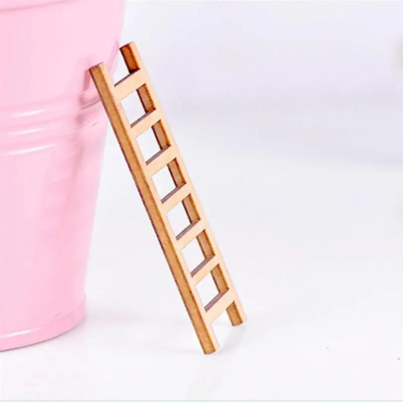 3 шт. мини деревянная лестница мебельные инструменты Сказочный Сад миниатюры