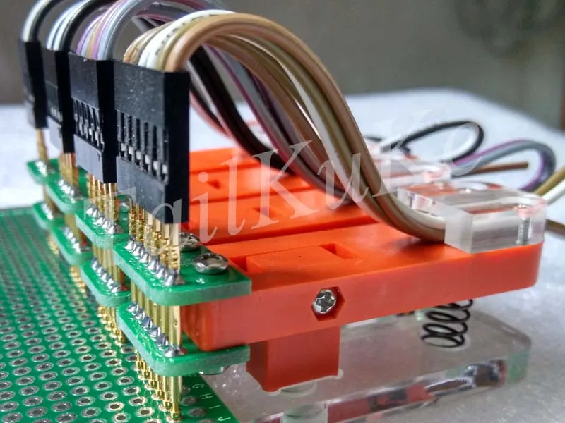 PCB клеммный блок тестер джиг приспособление быстрый зажим JTAG