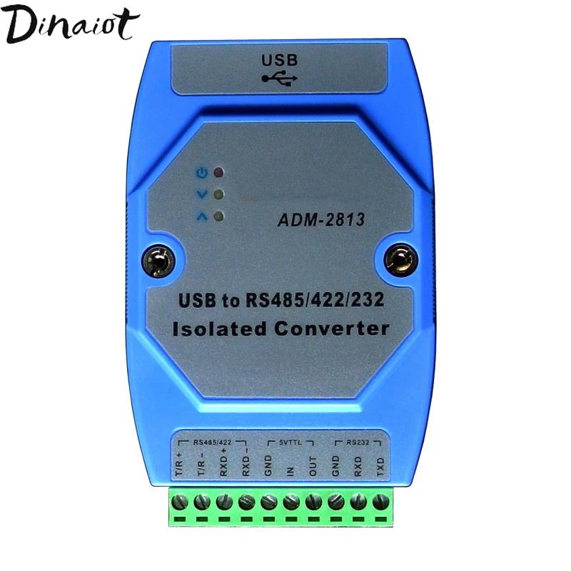 

Промышленный преобразователь USB в RS485/422/232/TTL, фотоэлектрическая изоляция, USB в последовательный преобразователь, Защита от электростатическ...