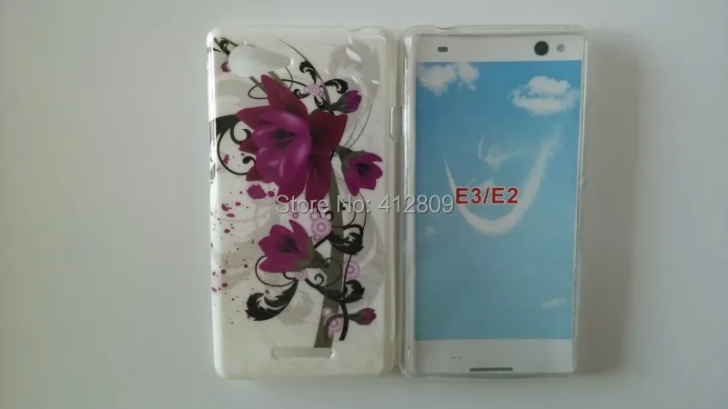 Модный чехол из ТПУ с цветочным принтом и леопардовым для Sony Xperia E3 чехлы