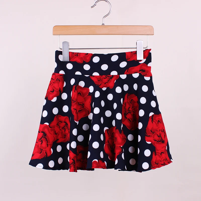 Американская и Европейская мода женские плиссированные мини-юбки с принтом в