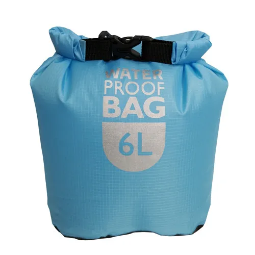 Blue 6L 6L 12L 24L рафтинг для плавания на лодках сухой мешок парусный Каякинг каноинг река Трассировка пакет треккинг плавающий водонепроницаемый мешок - Цвет: Blue 6L