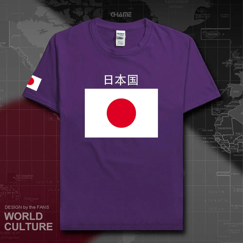 Японская футболка Nippon Мужская 2019 хлопковые футболки национальной команды 100%
