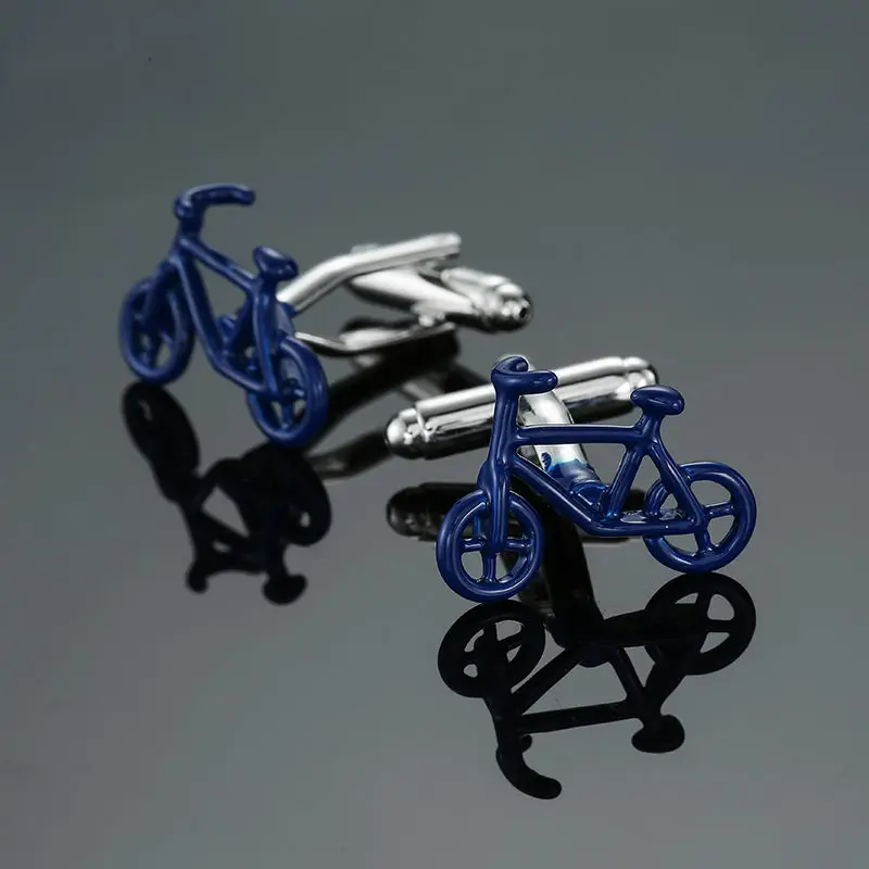 Запонки мужские мотоциклетные с 3d рисунком брендовые манжеты для рубашек