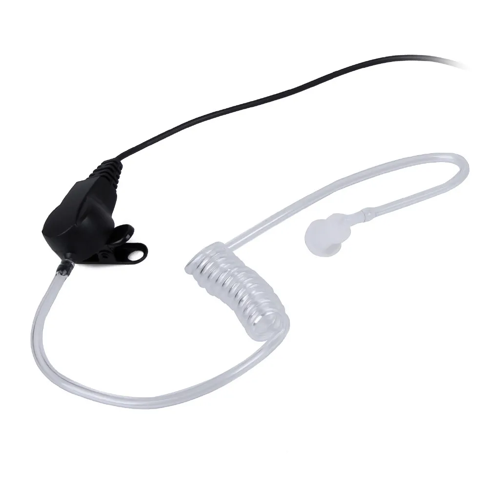 2 контакта гарнитура функция PTT с микрофоном Walkie Talkie Ear Covert Акустическая трубка