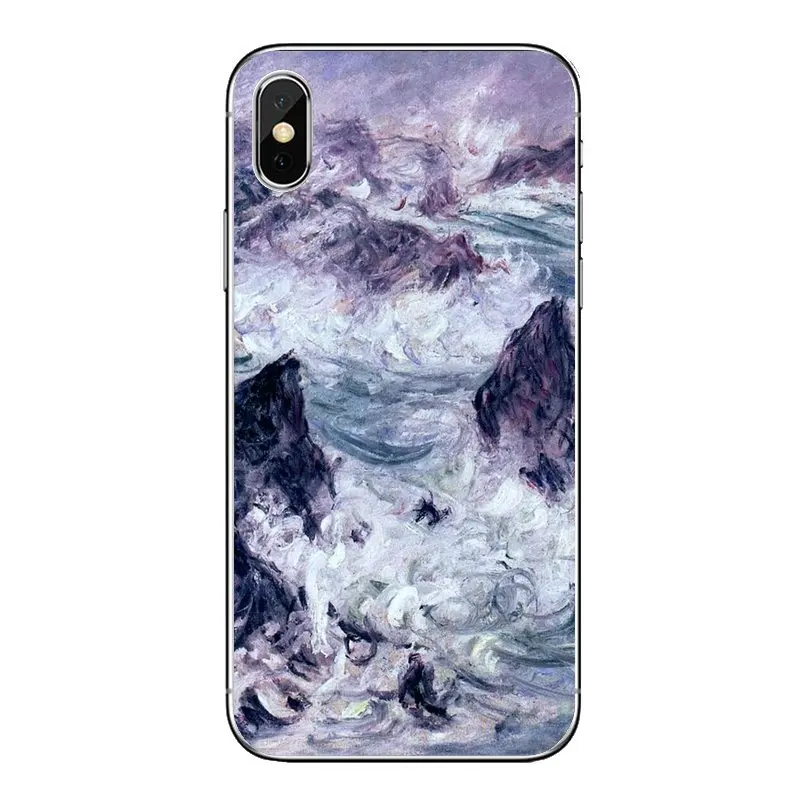 For Samsung Galaxy A5 A6 A7 A8 A9 J4 J5 J7 J8 2017 2018 Plus Prime Hot Sale oil painting Claude Monet Transparent Soft Cover Bag |