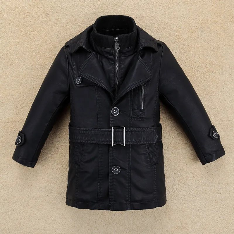 

Kids PU jacket Infant leather jacket Boys outerwear PU Jaqueta de couro Spring Autumn overcoat Roupas infantis menina