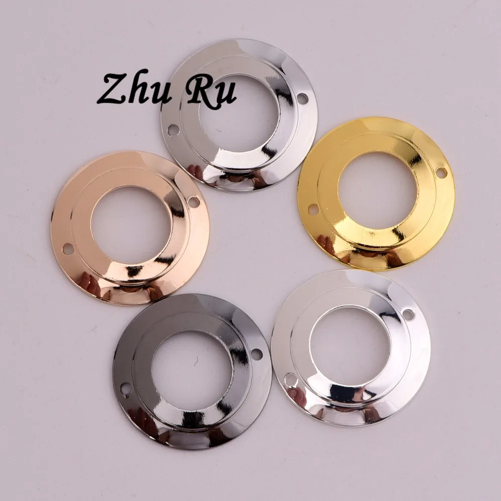 ZHU RU 10 шт./лот 20 мм медные кольца турбины солнечное затмение Сатурн форма для