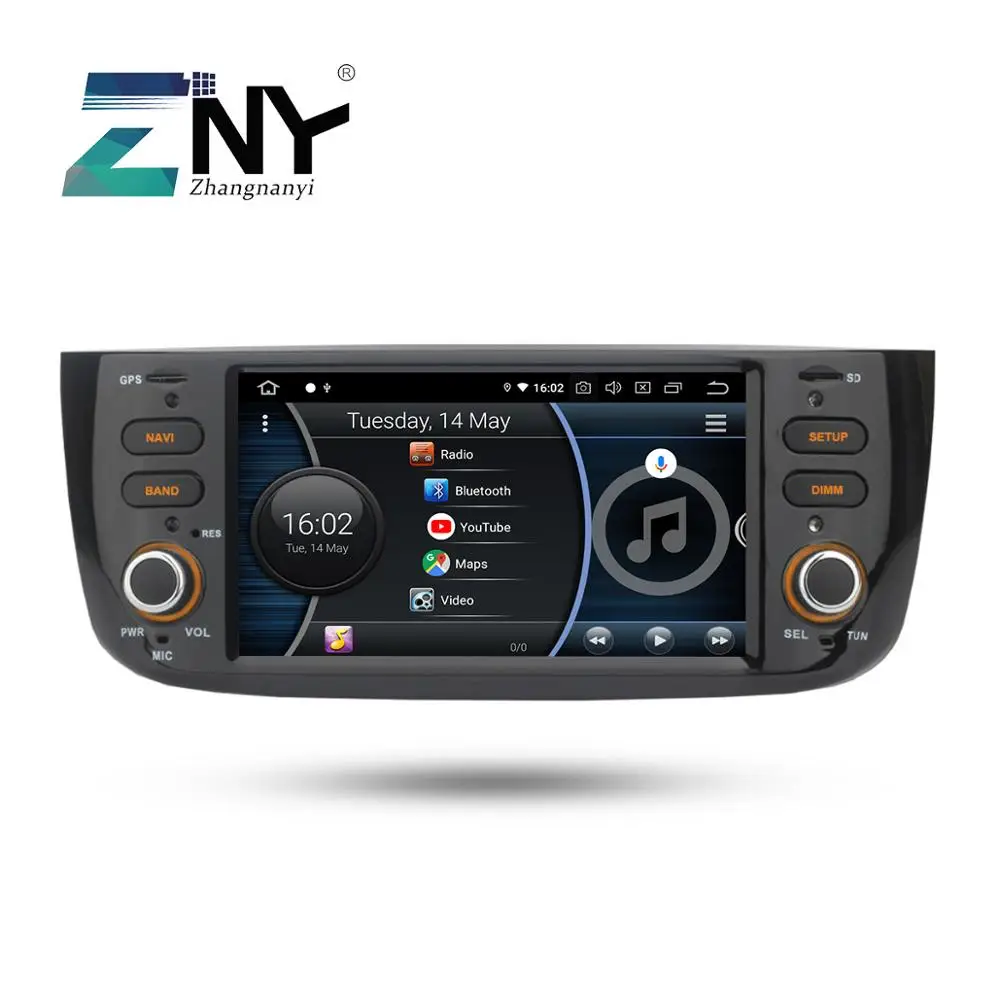 Android 8 1 автомобильный аудио видео для Fiat Grande Punto Linea 2012 2013 2014 2015 радио FM RDS Wi-Fi gps