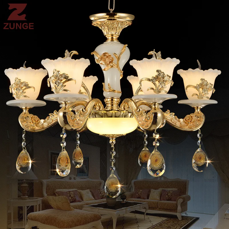 Modern LED luxury Crystal Chandelier Lights Z223 in the Living Room large lighting fixtures lampadari lustres | Лампы и освещение