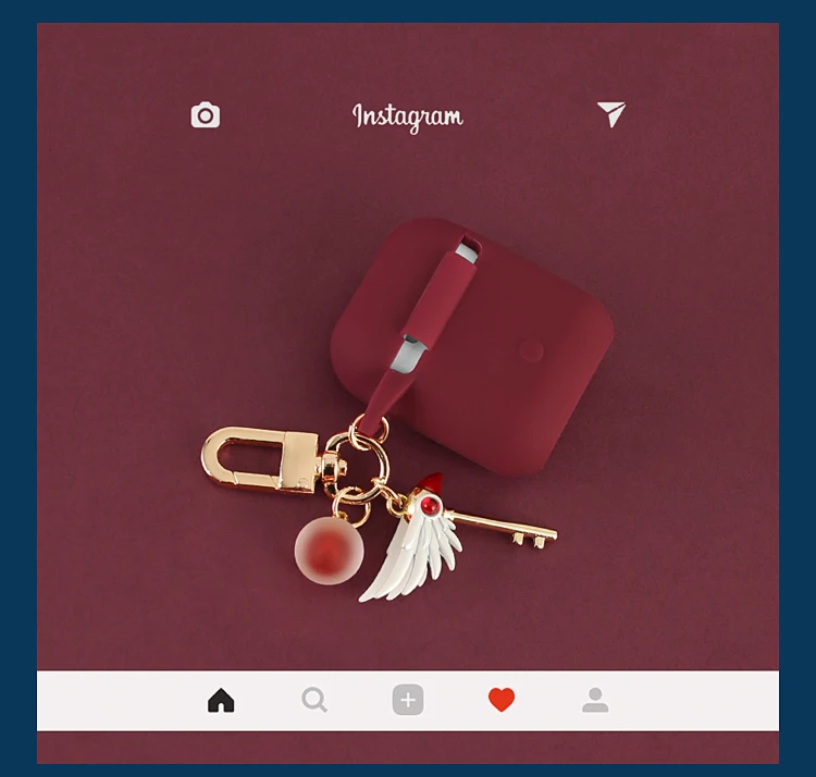 Японский аниме мультфильм карты Captor Sakura силиконовый Bluetooth беспроводной Чехол для наушников для Apple AirPods 1 2 гарнитура drop cover