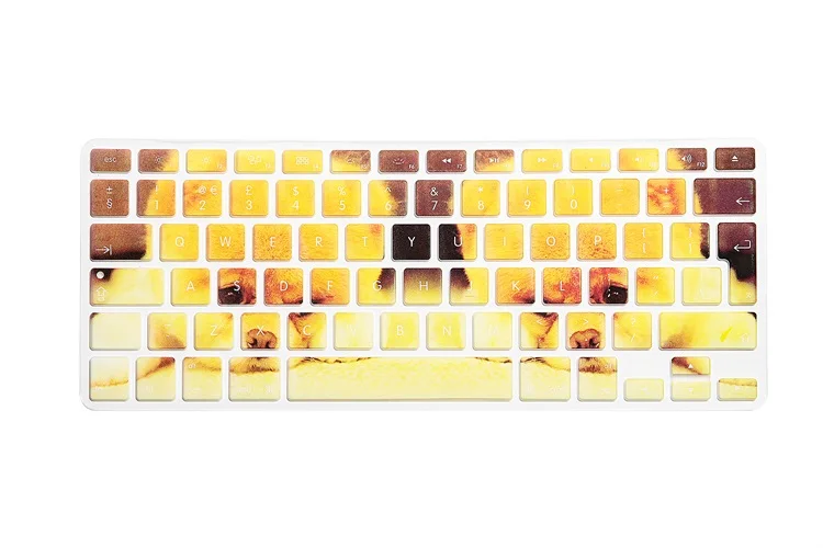 ЕС/Великобритания ISO английская силиконовая крышка клавиатуры для MacBook Old Pro 1" 15" 1"(с дисплеем retina или без)/старый MacBoook Air 13" - Цвет: Коричневый