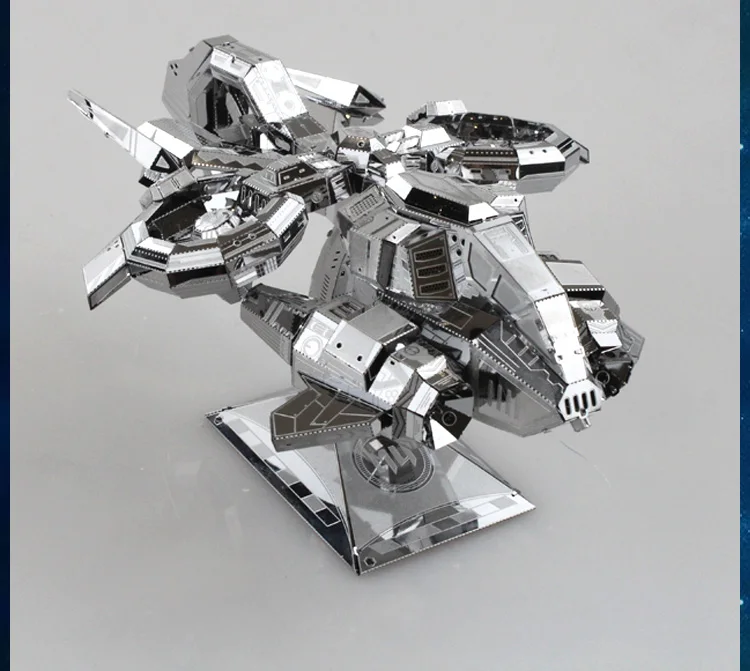 

3D Metal assembling model Desktop decoration Creative gifts Human air weapons Universal war Thunder Hawk Puzzle toys