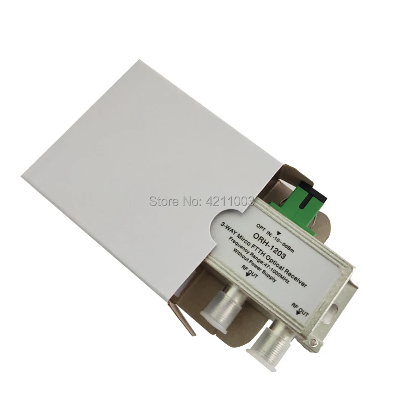 10 шт./лот 3-сторонний пассивный CATV FTTH оптический приемник узловой 47-1000 МГц