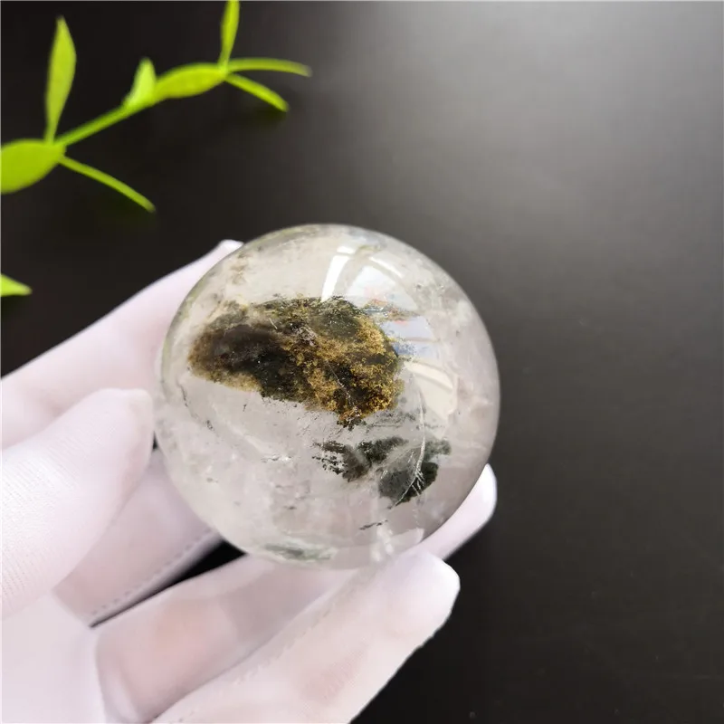 

Natural Chorite Crystals Garden Green Phantom Ball Sphere Quartz Specimen Feng Shui For Collection Home Decoration