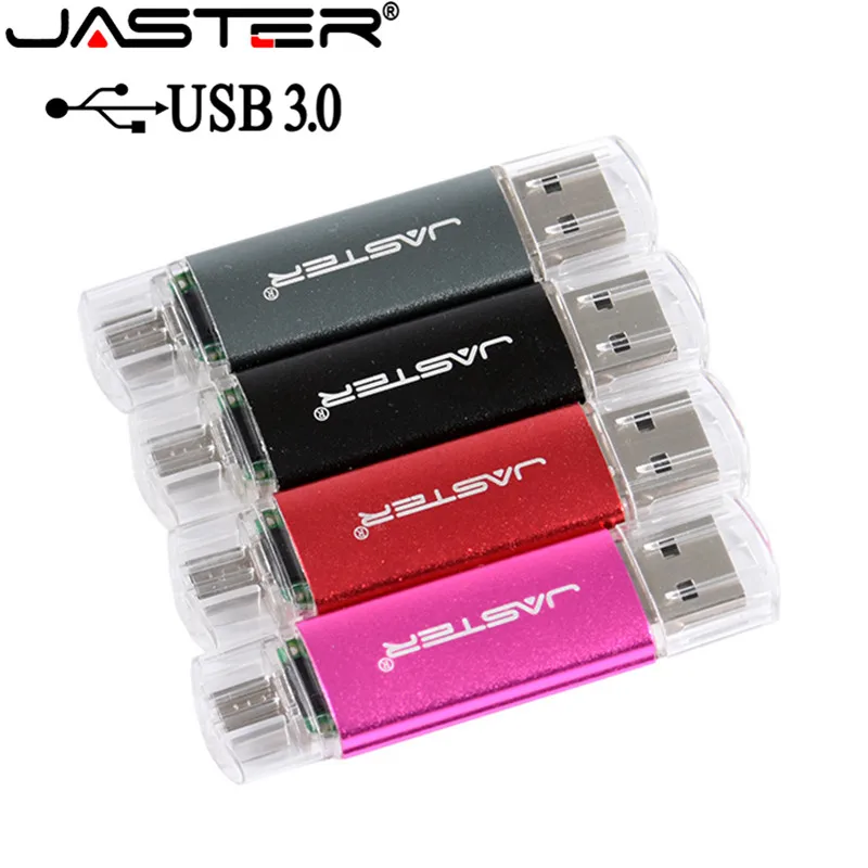 JASTER USB 3,0 Смартфон USB флеш-накопитель OTG USB флеш-накопитель Micro USB флеш-накопитель смартфон U диск 4 ГБ 8 ГБ 16 ГБ 32 ГБ 64 ГБ