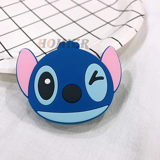 Stitch2 Универсальная розетка, подставка для телефона, кронштейн, расширяющаяся подставка, растягивающаяся ручка, держатель для телефона, милая мультяшная подставка для iphone 6s 7 8 X XS - Цвет: Stitch2