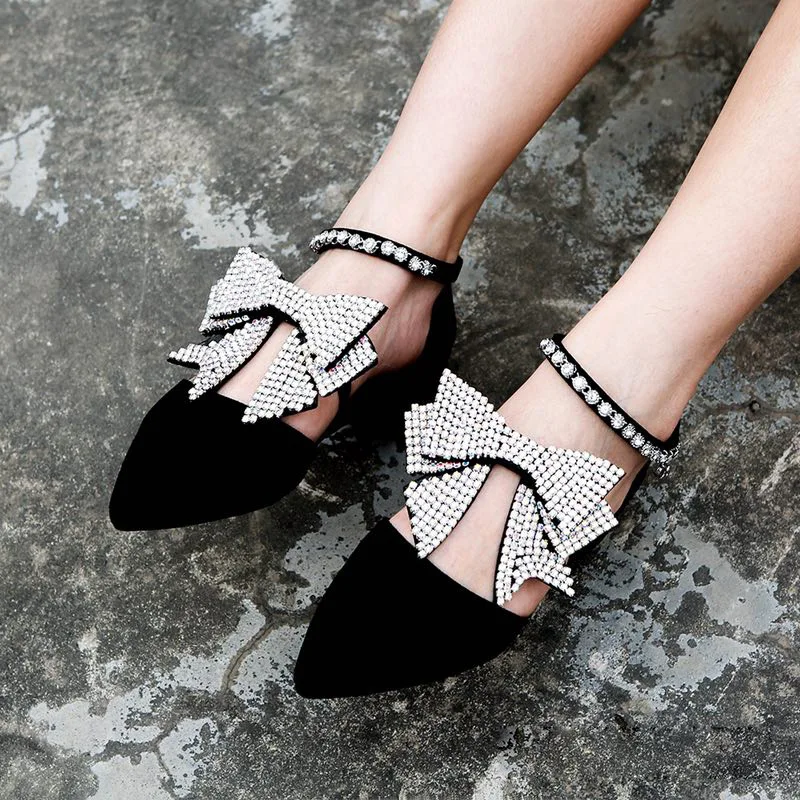 4 Цвета Бант хрустальные украшения для высоких каблуков зажимы обуви свадебные