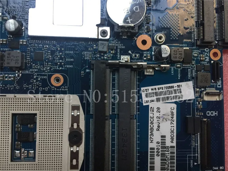 720566 501 для материнской платы HP ENVY 15 J 15T 740M/2G hm87.все функции 100% полностью