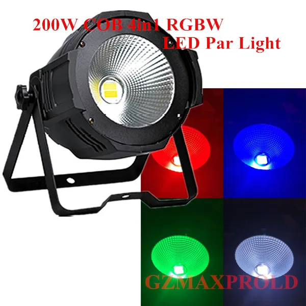 Высокая мощность 200 светодио дный Вт COB LED Par свет яркость сценическое освещение DMX заливочный Светодиодный прожектор для ночного клуба дискотека свет этапа