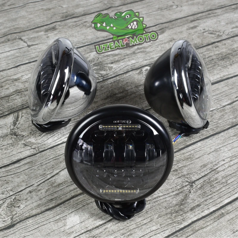 883 модифицированный ретро мотоцикл светодиодный высосветильник свет s 5 75 дюйма