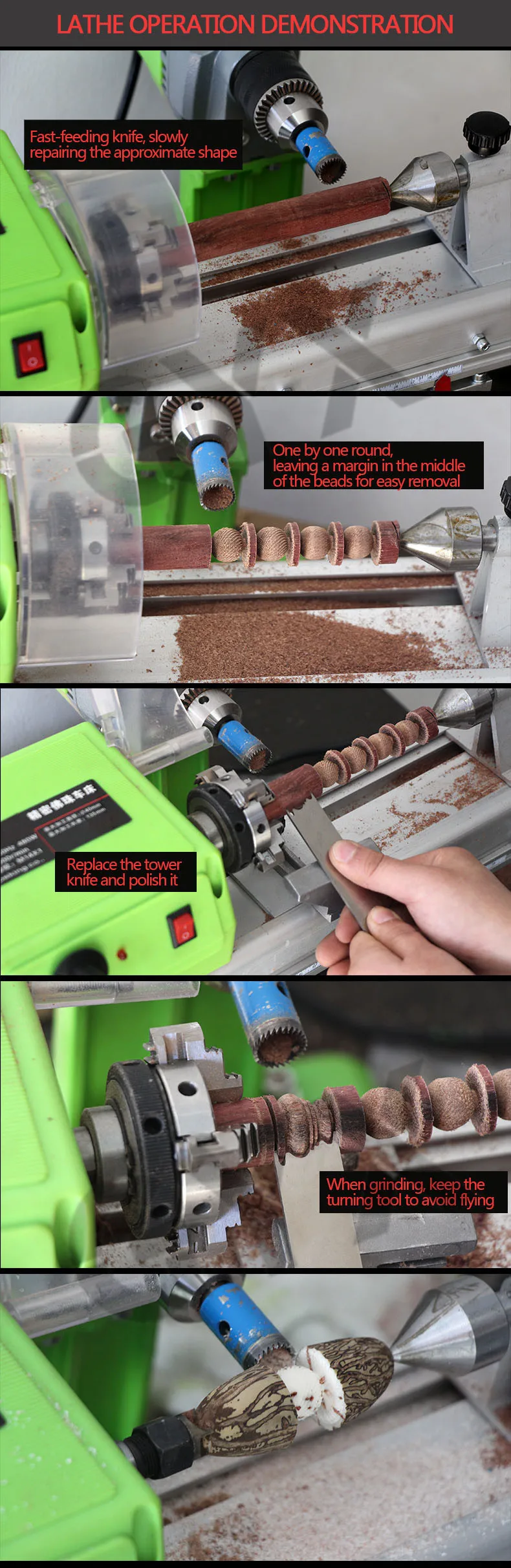 LISM Малый DIY деревообрабатывающий мини токарный станок скамейка дрель из нержавеющей стали круглая машина для бисера Бытовая Высокая точность обработки металла