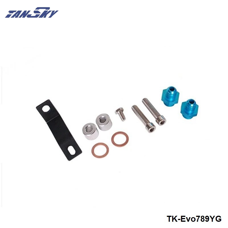 Для Mitsubishi 4G63 EVO7/8/9 Top топливный инжектор топливной направляющей Turbo Kit голубая