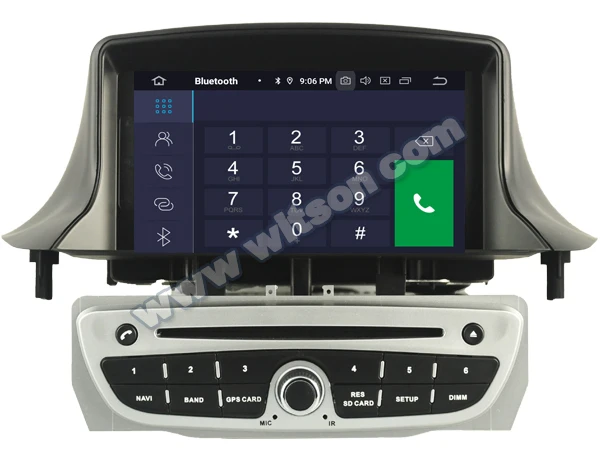 WITSON Android 9,0 Восьмиядерный(Восьмиядерный) 4G ram 64G rom автомобильный dvd-плеер gps для RENAULT Megane III 2009-2011 автомобильный аудио gps радио