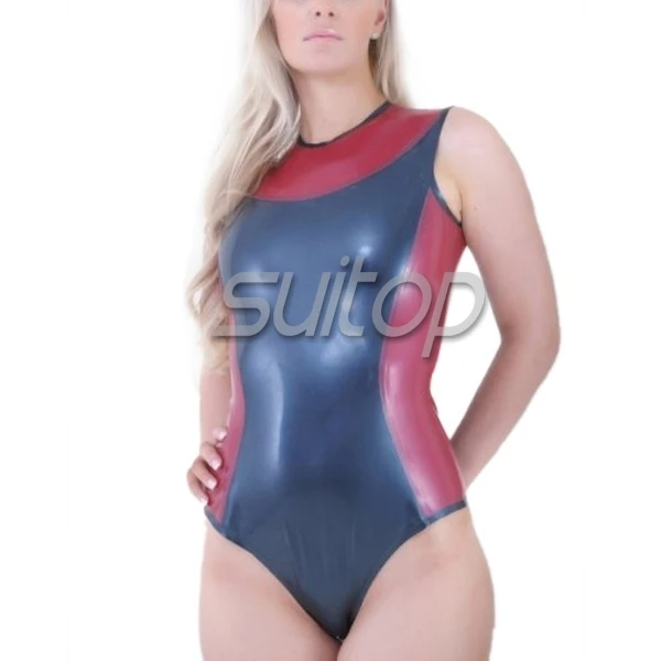 Увлекательное латексное трико 100% натуральный латексный боди ручной работы Чулки