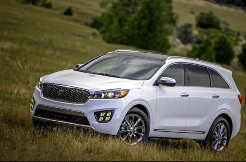 Автомобильная мигающая 1 пара для KIA Sorento светодиодный DRL противотуманная фара, дневной ходовой светильник, Дневной светильник, противотуманная фара, Дневной светильник