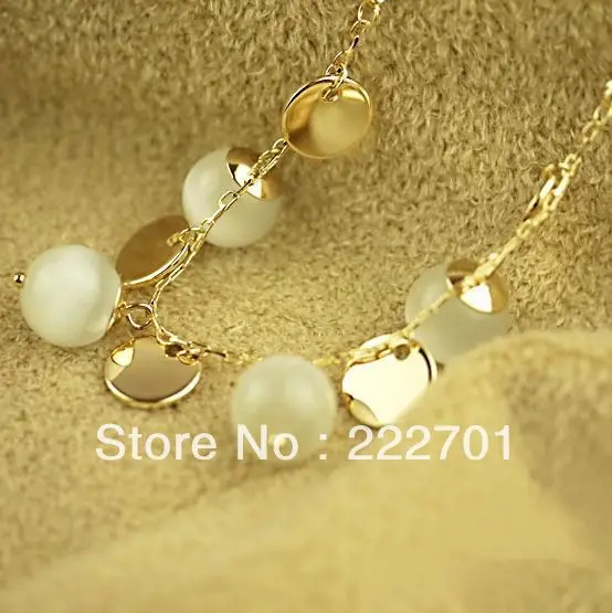 Over 10usd Free shiping(mixed order) Fashion Korea personality elegant cat eyes bead necklace|necklace kits|beaded pouch necklacenecklace nana |