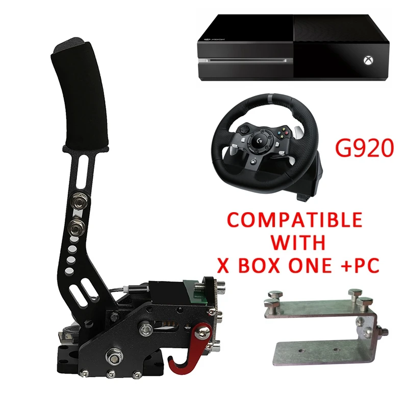 G920 Black PS4+ PC G27/G29/G920 T300RS logitech тормозная система ручной тормоз USB Ручной тормоз+ зажим для гоночных игр Запчасти для авто - Цвет: G920 Black