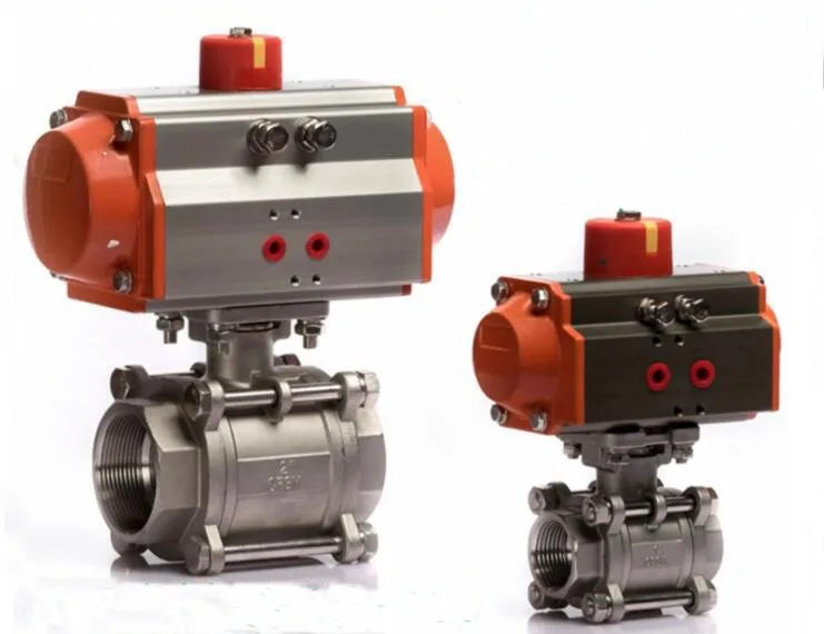 

AT63 With DN32 Pneumatic Control 1 1/4 inch Stainless Steel Ball Valve