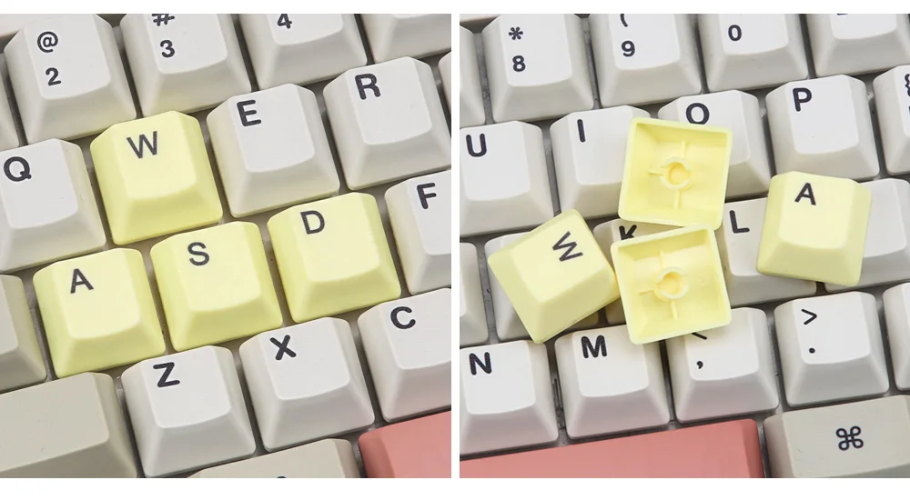 EC WASD краситель-подбитые брелки PBT Материал для клавиатуры Topre realforce HHKB