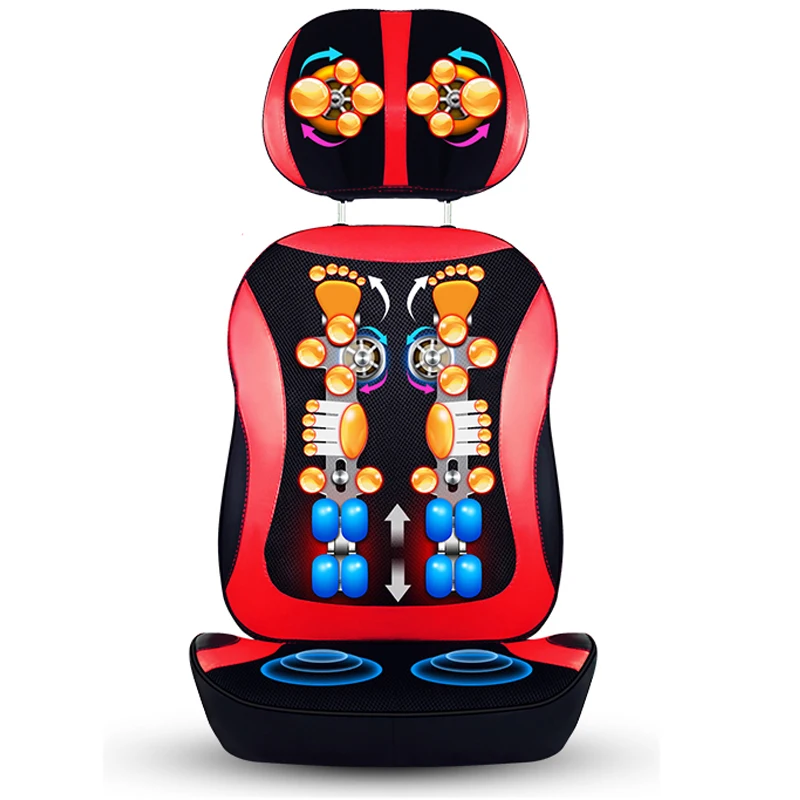 

LEK electric massage cushion full body Shiatsu massage chair air compressor vibration kneading back massager special sale